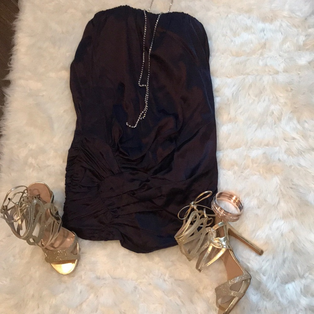 Purple party dress